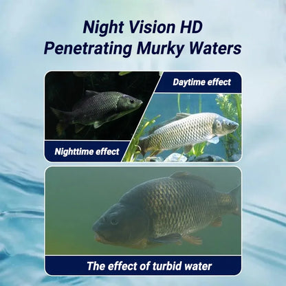 Fish Finder IP68 Waterproof Underwater Fishing Camera With Monitor Portable With Night Vision