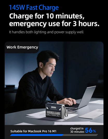 MOVESPEED LED Camping Lantern 70000mAh Large Capacity Battery w/ Rechargeable Lamp