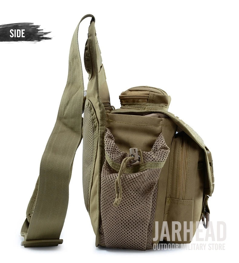 Outdoor Waterproof Durable Men Climbing Chest Shoulder Bag