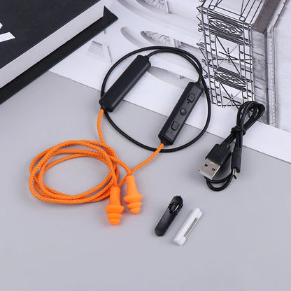 1PCS Ear Plugs Bluetooth Headset For Work Noise Suppression Hearing Protection Construction Sites Production Lines Noisy Places