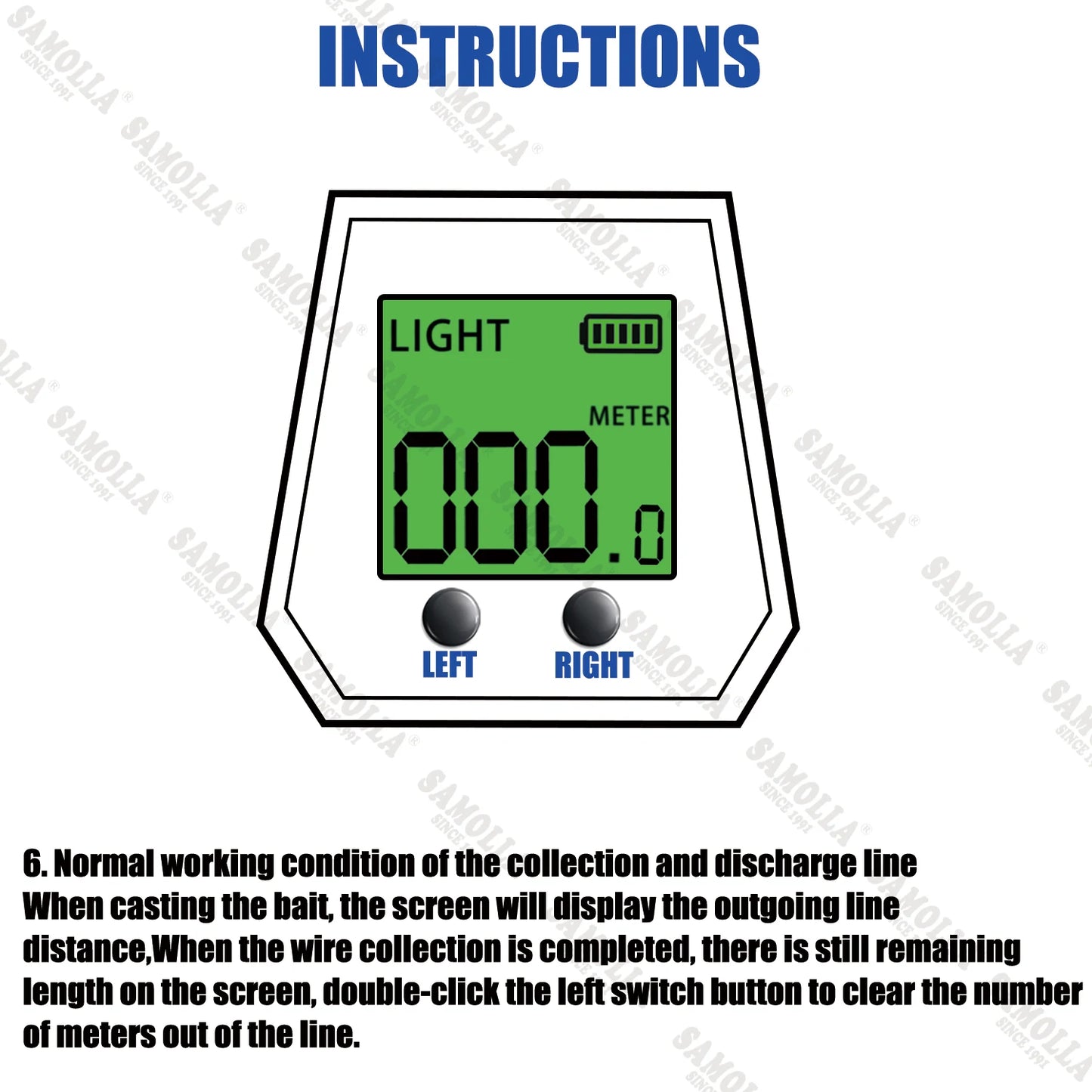 New Big Led Screen Electronic Baitcasting Fishing Reel High Speed 7.2:1 10kg Saltwater Waterproof Cast Drum Wheel Casting