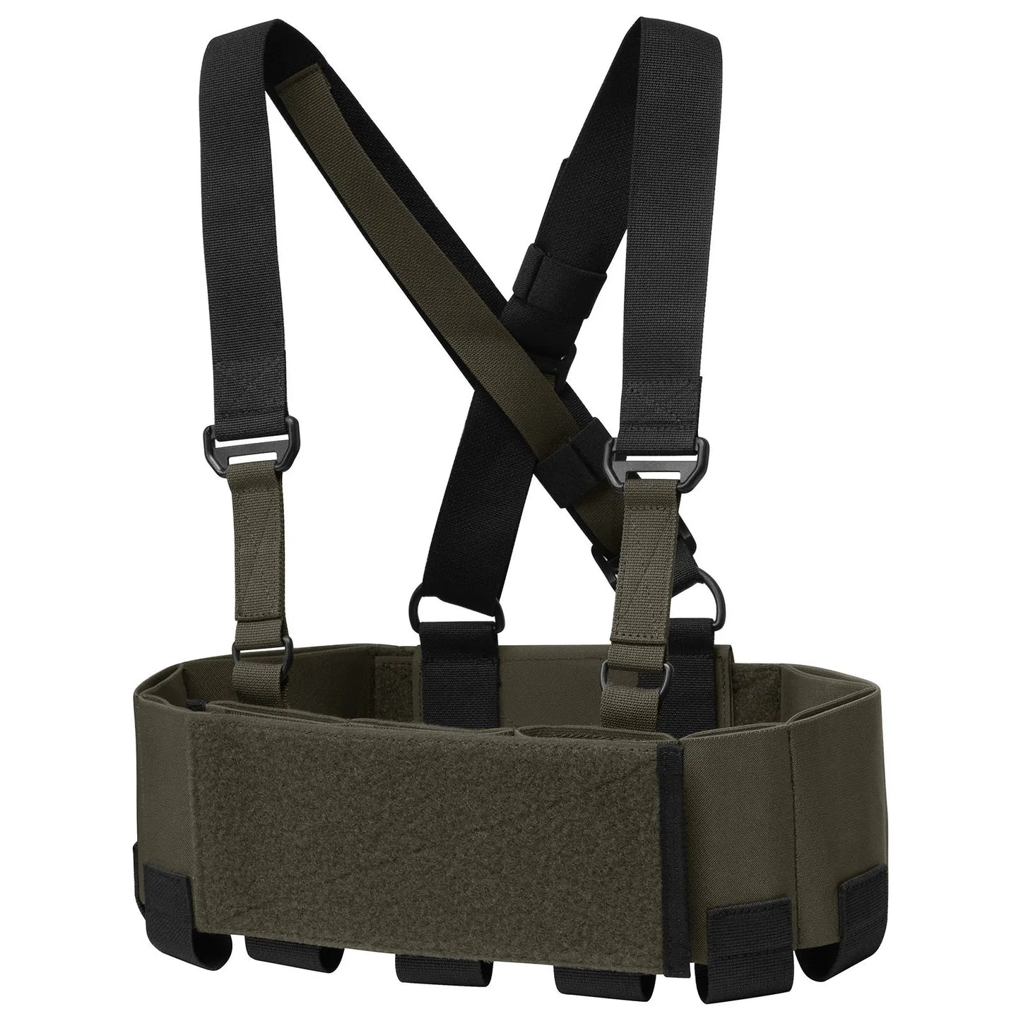 KRYDEX Tactical Ready Chest Rig Low Vis Lightweight Concealed Carry Chest Rig Vest With Elastic 5.56 Magazine Radio Pouch