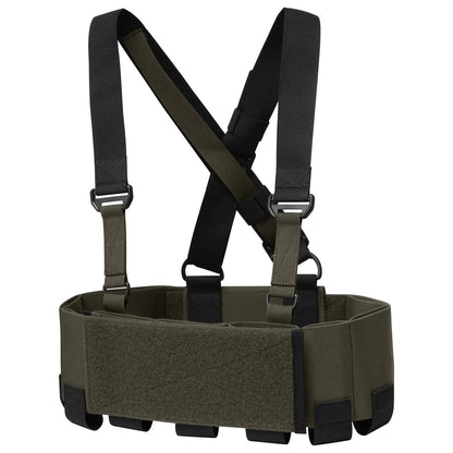 KRYDEX Tactical Ready Chest Rig Low Vis Lightweight Concealed Carry Chest Rig Vest With Elastic 5.56 Magazine Radio Pouch