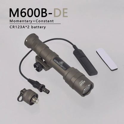 Surefire M600C M600 M300 X300 Ultra Tactical Scout Light Airsoft Rifle Weapons Flashlight Picatinny Mount Hunting for Olight