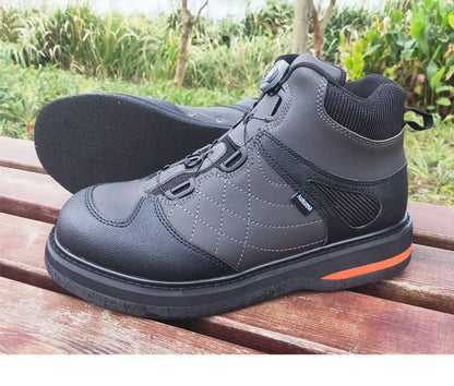 Fly Fishing Shoes, Fishing Waders Shoes, Felt Sole With Or Without Nails Fishing Boots, Self-lock Hunting Fishing Equipment