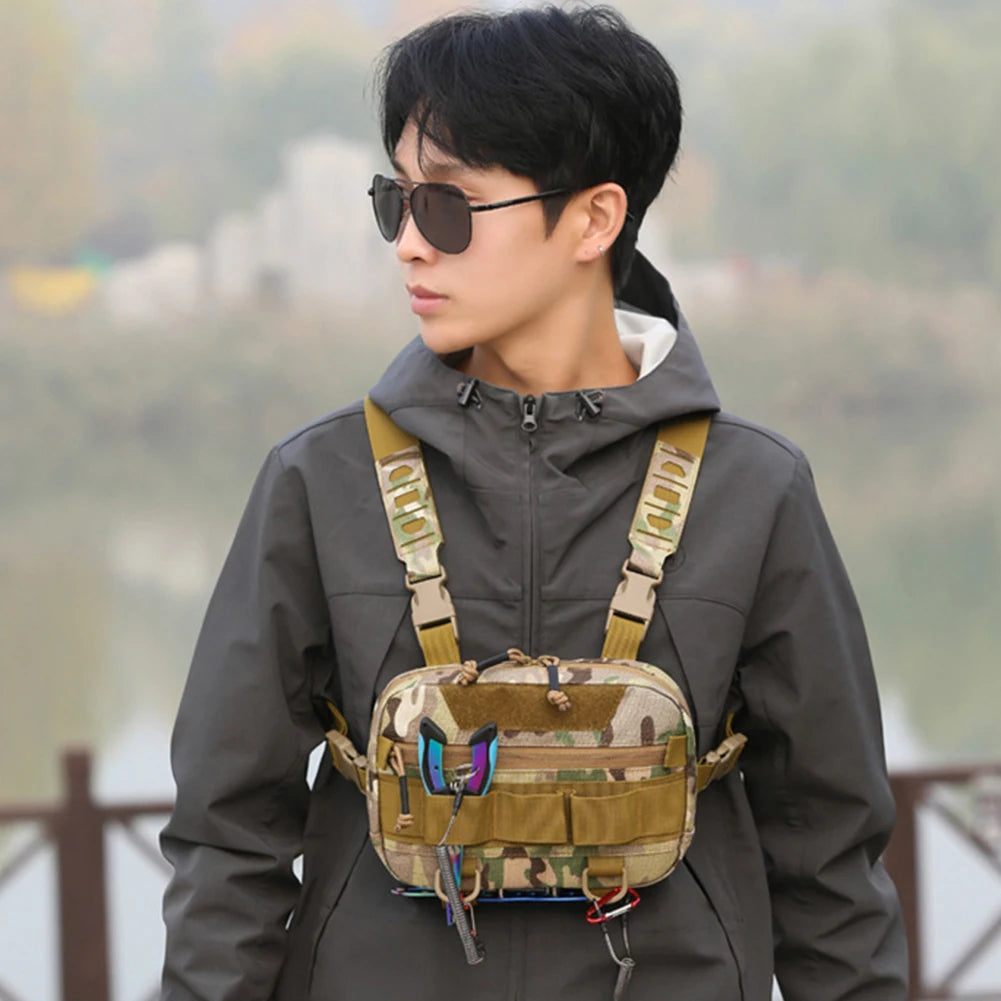 Fishing Tackle Bags  Fanny Pack   Camping Shoulder Crossbody Bag