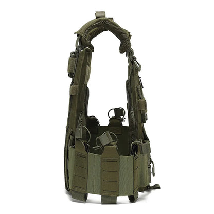 Outdoor training vest multi-functional MOLLE expansion convenient quick release vest waterproof and wear-resistant