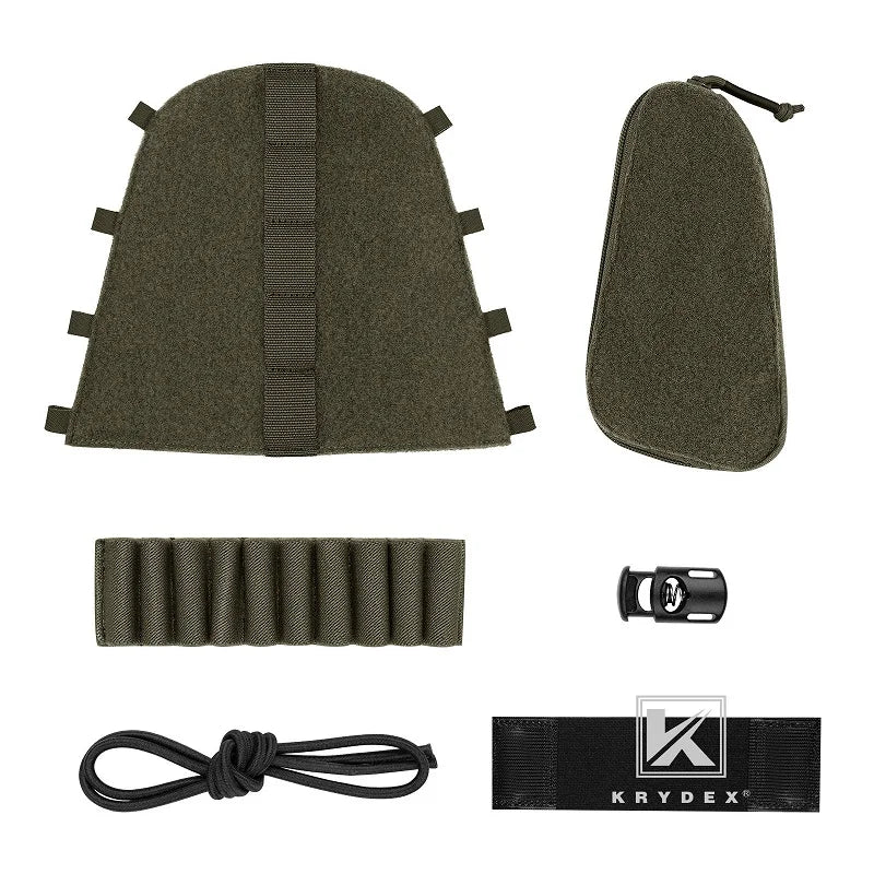 KRYDEX Tactical Rifle Stock Pack For Right Hand Cheeck Pad Buttstock