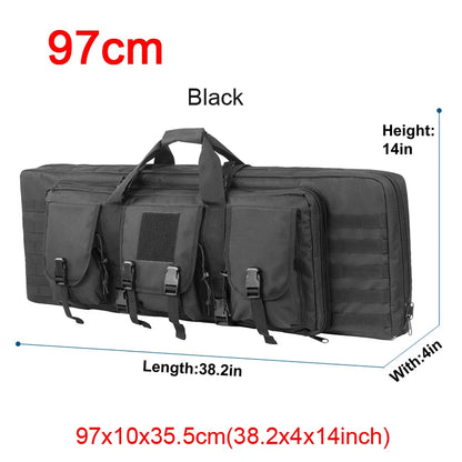 LQARMY 32 38 42 48 inch Double Rifle Case  Airsoft Gun Case
