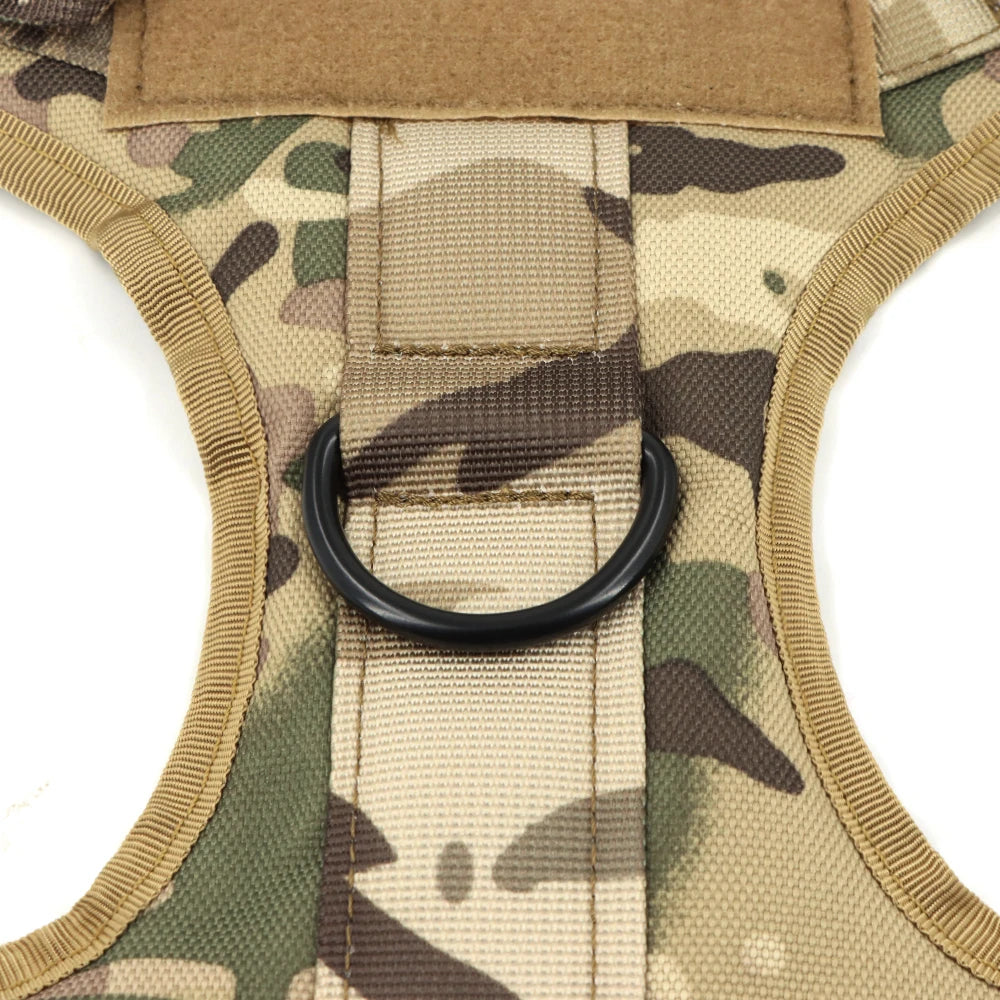 Tactical Dog Harness Leash Set for Large Dogs Military Harnesses