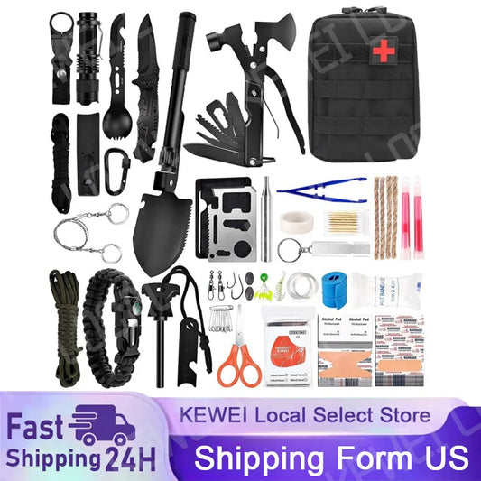 Outdoor Supplies Camping Emergency Equipment Camping Survival Tool Set Multifunction