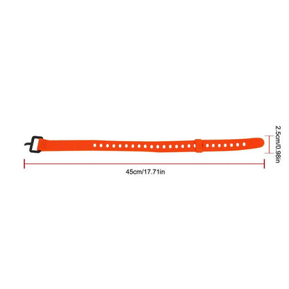 Utility Strap With Clip Safety Rubber Cargo Strap Industrial Clutch Tension Straps Compact High Strength Utility Strap Dropship