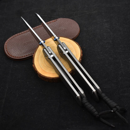 Chris Reeve CR S35VN Blade Ball Bearing  Titanium Alloy Survival Tool High Hardness Sharp EDC
