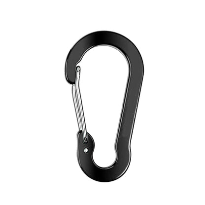 1-12PCS Carabiner Clip Set Tourist Hooks Aluminium Alloy  Carbin Buckle  Camping Karabiners