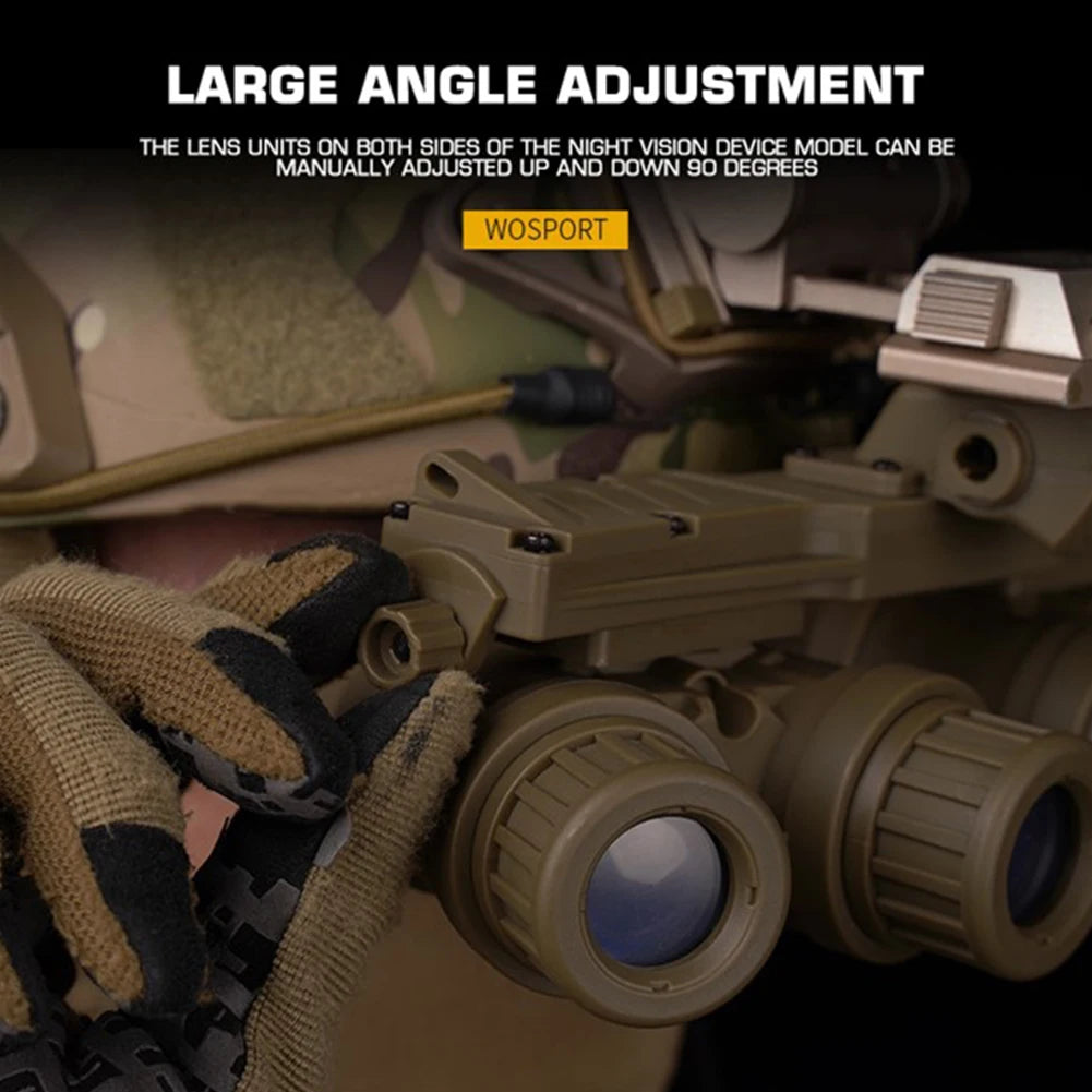 GPNVG 18 Night Vision Goggle No Function Tactical Helmet Binocular Model Airsoft Hunting Tactical Binoculars Movies Props