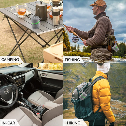 Fly Fishing Box Foldable Silicone Boxes With Zipper Portable Multifunctional Trash Can With Carabiner Clips Fishing Accessories