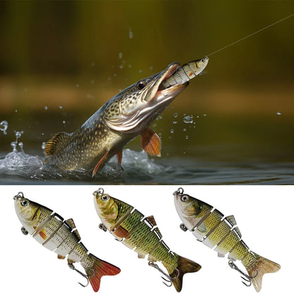 Jointed Hard Artificial Fishing Lures Bionic Crankbait Sinking Wobblers Sea Plastic Fishing Accessories