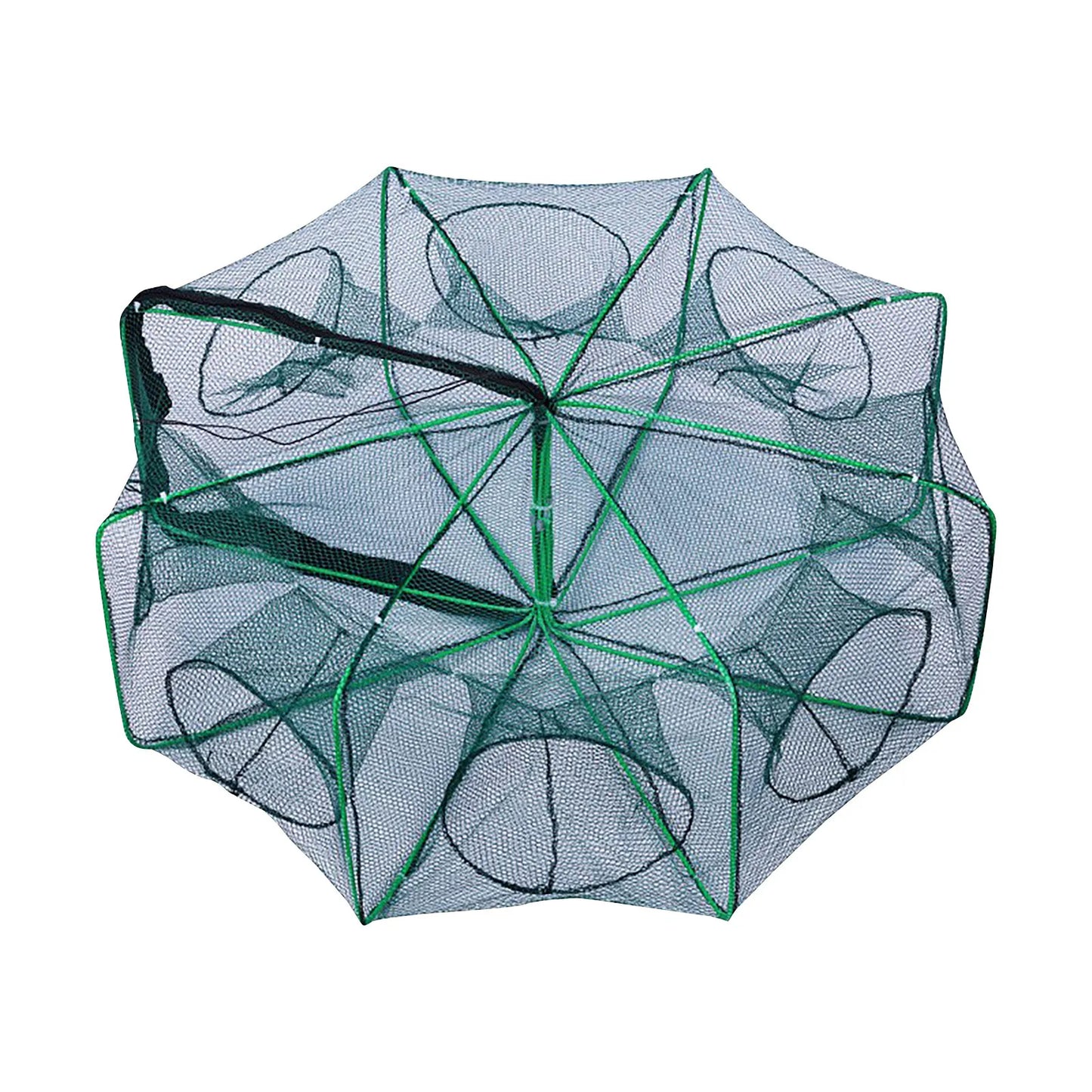 Folding lobster cage 2025  fish shrimp crayfish crab fishing net nylon material