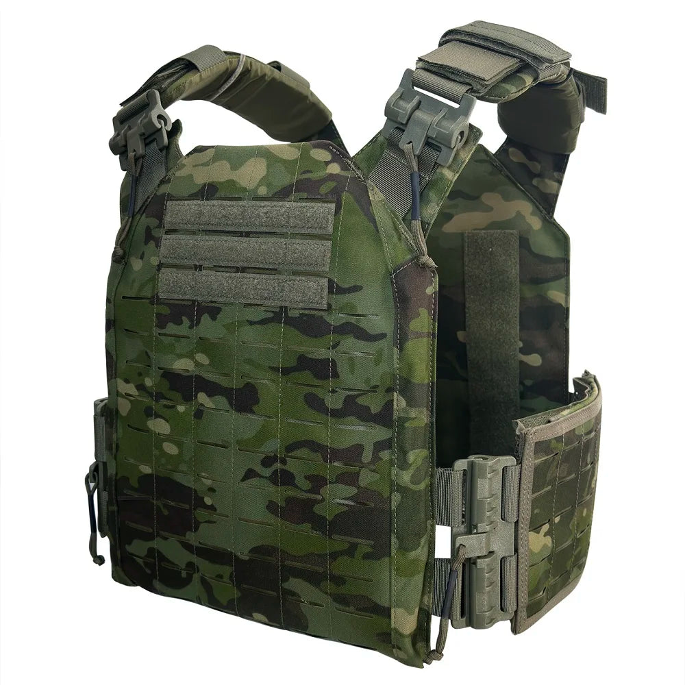 EMERSONGEARS 1000D Nylon Plate high quality Carrier Outdoor Tactical Vest Hunting Protective Adjustable Quick release MOLLE Vest