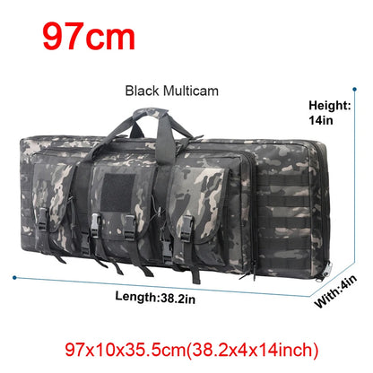 LQARMY 32 38 42 48 inch Double Rifle Case  Airsoft Gun Case