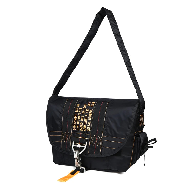 Tactical Shoulder Sling Bag Nylon Waterproof Outdoor Chest Pack for Men Traveling Trekking Camping Rover Sling Daypack