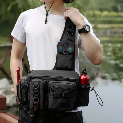 Fishing Waist Pack Sling Bag Water-Resistant  Lightweight