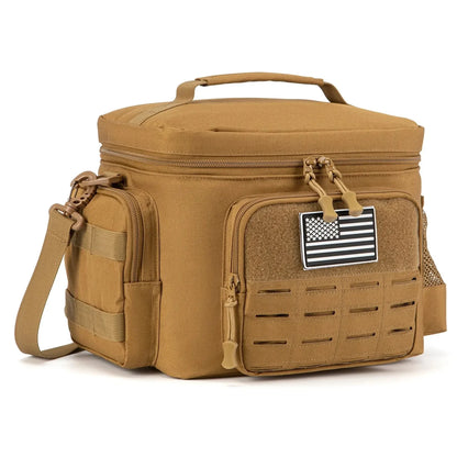 Tactical Lunch Box for Men Outdoor Heavy Duty Lunch Bag Work Leakproof Insulated Durable