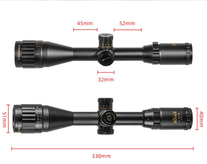 DIANA 4-16x44 Tactical Riflescope Optic Sight Green Red Illuminated