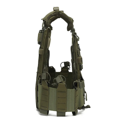 Outdoor training vest multi-functional MOLLE expansion convenient quick release vest waterproof and wear-resistant