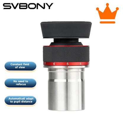 Svbony SV215 Zoom Eyepiece,1.25 Inch 3-8mm,with Parfocal Design,Telescope Accessory