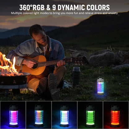 Wurkkos CL01 Mini RGB 360° Flashlight 550 Lumens 21700 Rechargeable LED Flashlight Camping Light Power Bank Waterproof