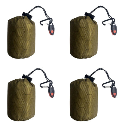 2-5PCS Waterproof Thermal Emergency Sleeping Bag Portable Bivy Sack Survival Blanket Bags Windproof for Camping Hiking Outdoor