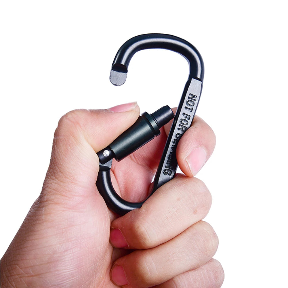 1/2/6 Piece Carabiner Set For Key Camping  Alloy Aluminum