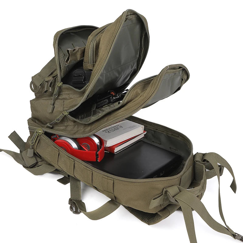 LQARMY 35L Tactical Backpack Molle Assault Rucksack Men Women Backpacks