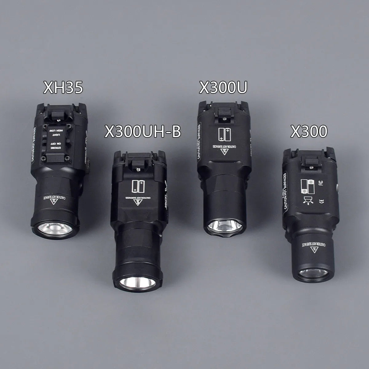 Tactical SureFire LOGO X300 Ultra XH35 X300UH-B Weapons Gun Light Lanterna Torch For Airsoft Pistol G17 G18 G19 G22 20mm Rail