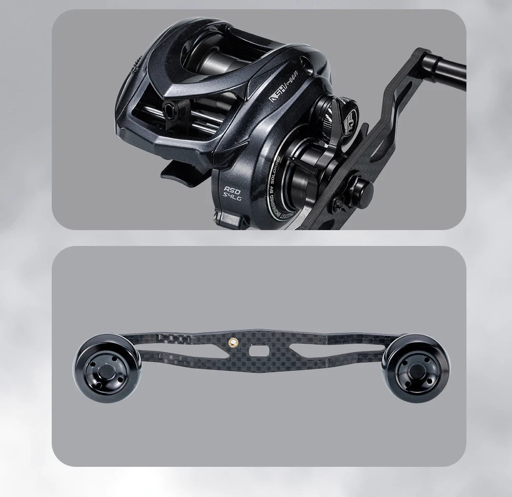 SOLOKING ASHMOON Alloy Baitcasting Reel 12+1BB 6KG Power Long Handle