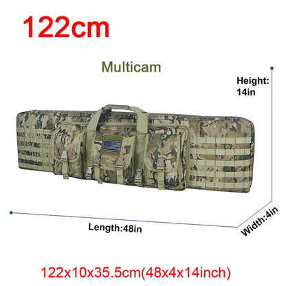 LQARMY 32 38 42 48 inch Double Rifle Case  Airsoft Gun Case