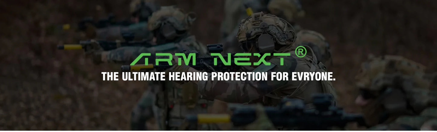 ARM NEXT tactical headset anti-noise earplugs noise-cancelling for shooting hearing protection NRR27dB Military gear hunting
