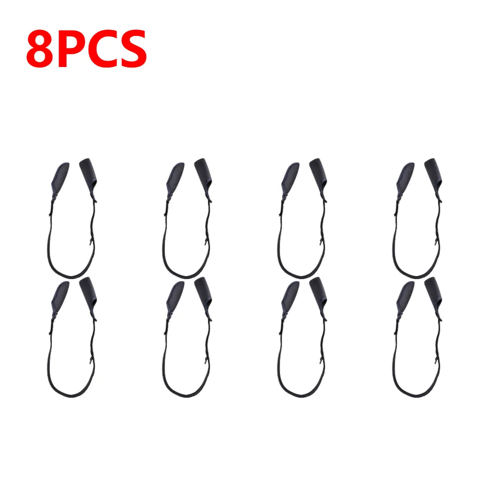 1-10PCS Fishing Rod Protection Sleeves Luya Bundle Rod Belt Adjustable