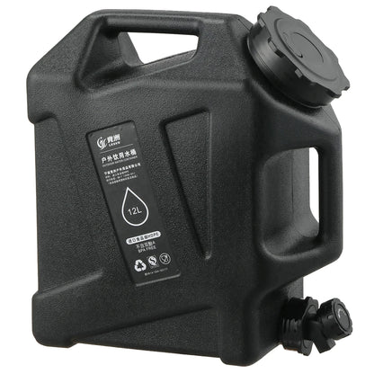 12L Camping Water Container Large Capacity No Leakage BPA Free
