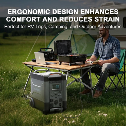 ALLPOWERS R4000 Expandable Portable Power Station 3456Wh LiFePO4 Battery Backup UPS Solar Generator