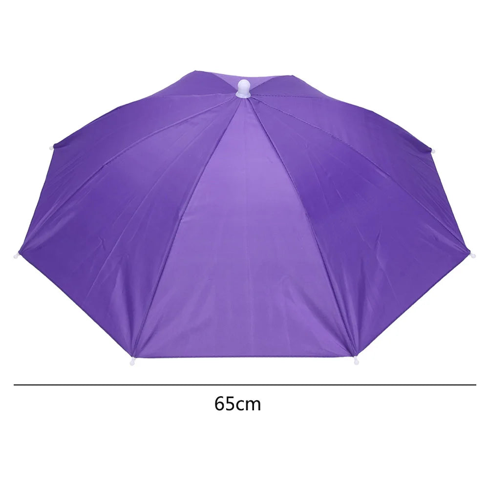 Outdoor Foldable Head Umbrella Hat