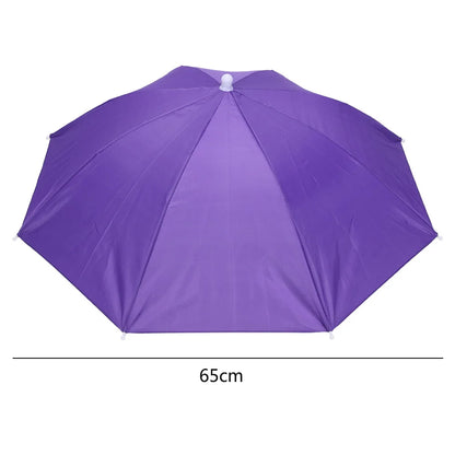 Outdoor Foldable Head Umbrella Hat