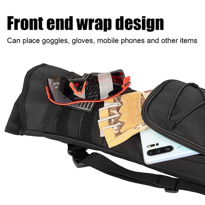 Archery Bow Holder Compound Recurve Bow Quiver Storage Bag Bottom Thickening Adjustable Strap