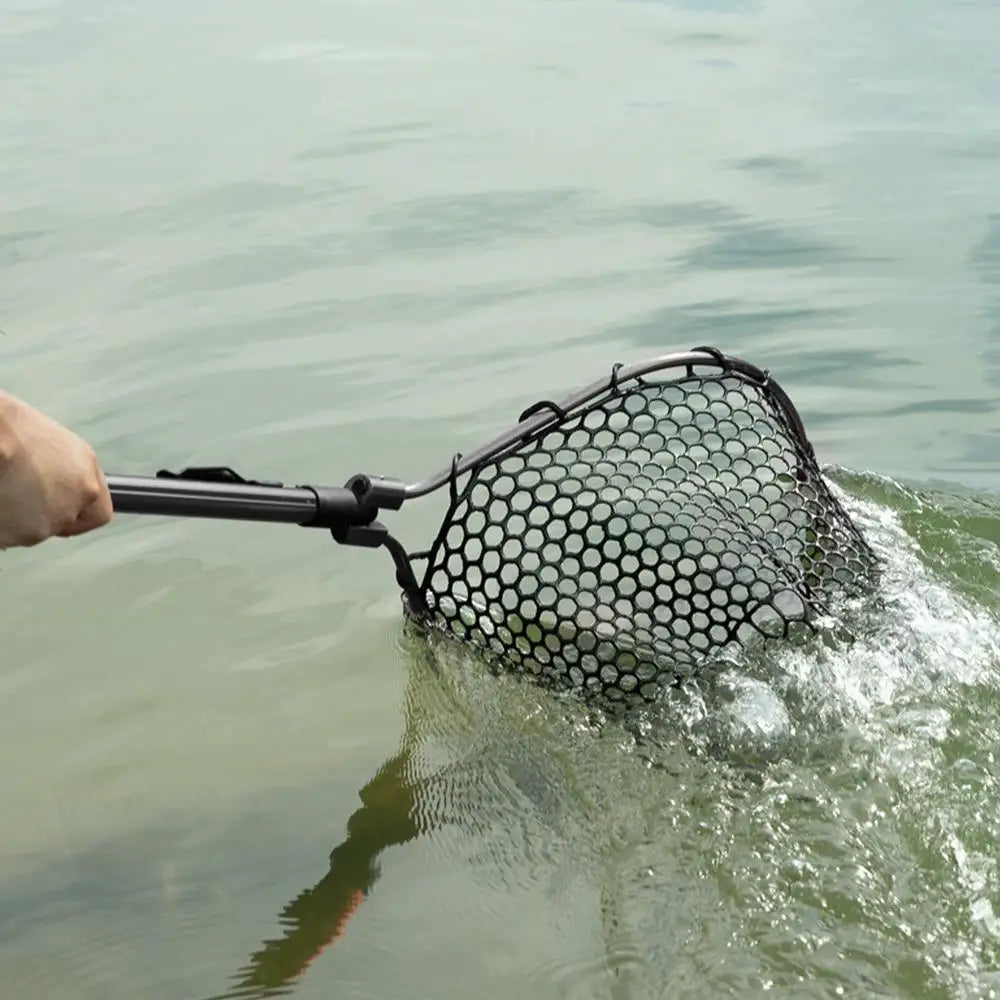 Telescoping Fishing  Net  Folding Fishing Net With Handle