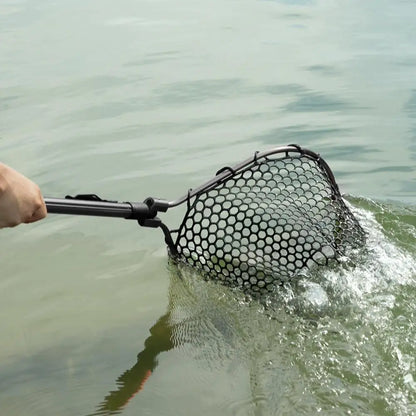 Telescoping Fishing  Net  Folding Fishing Net With Handle