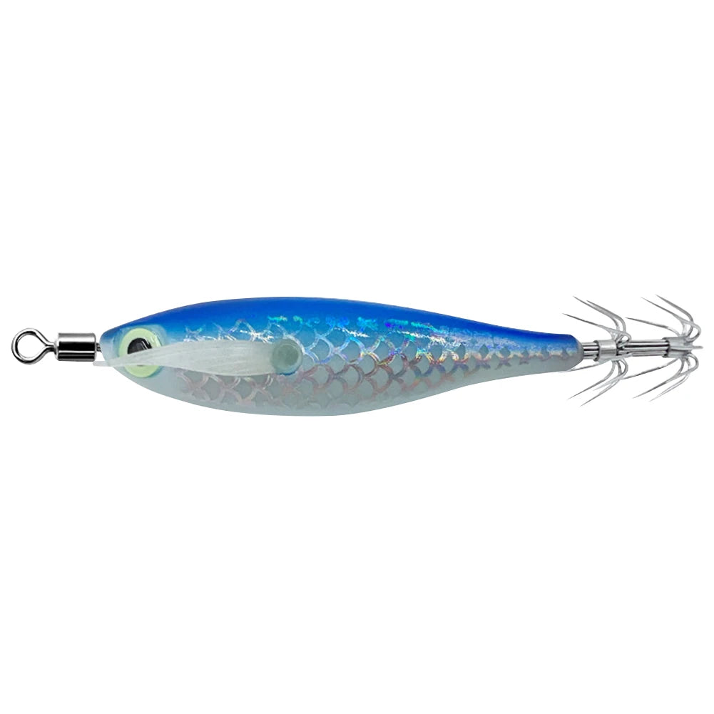 Luminous Squid Hook Squid Fishing Lure with 3D Eyes