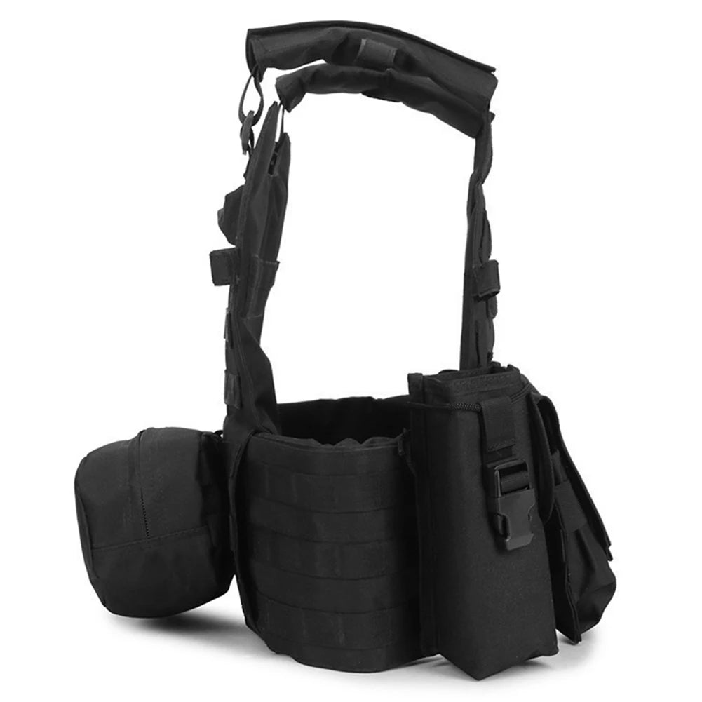 Nylon Tactical Vest Body Armor Hunting Carrier Airsoft Accessories CS Combat MOLLE Camo Military Army Vest for Outdoor Hunting
