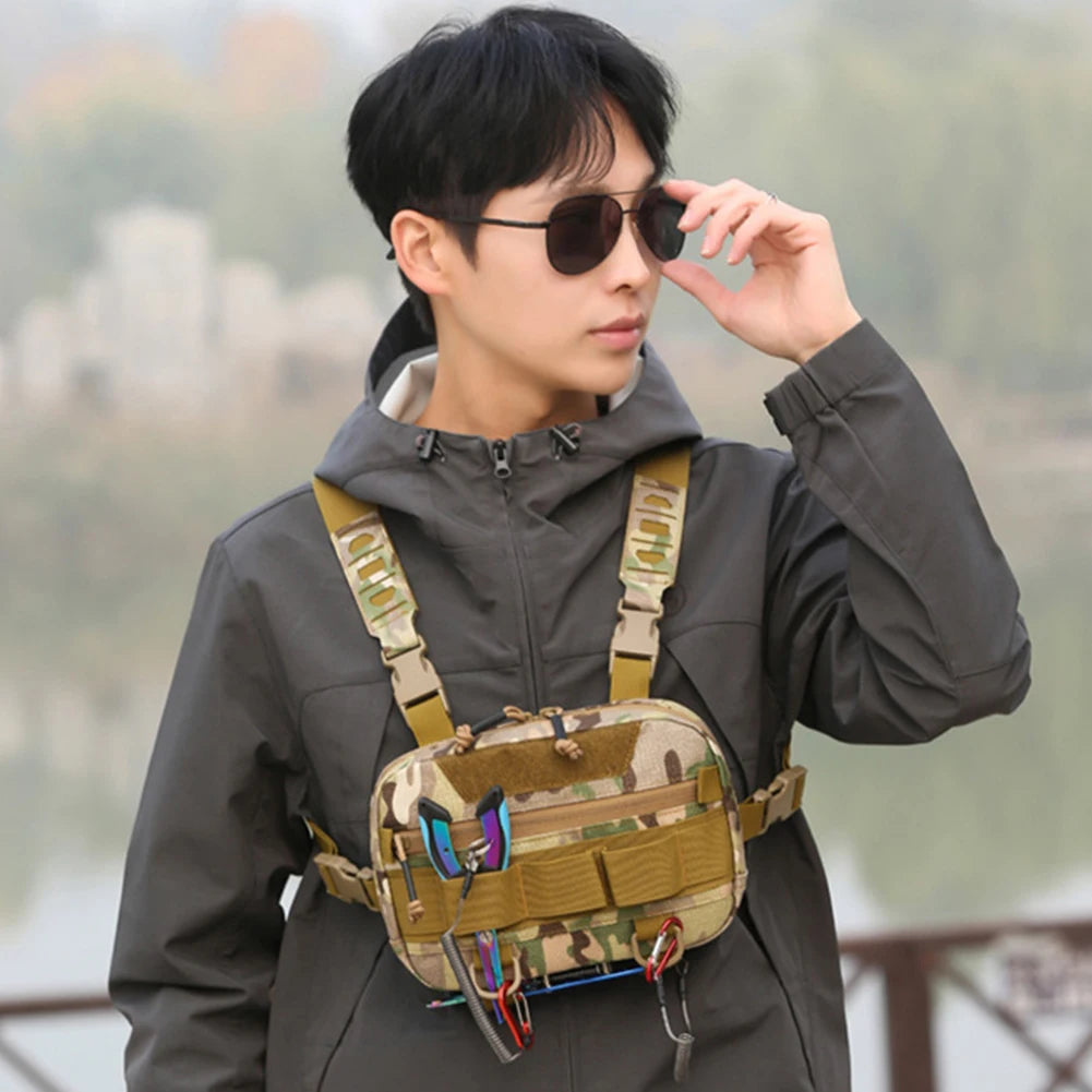 Fishing Tackle Bags  Fanny Pack   Camping Shoulder Crossbody Bag