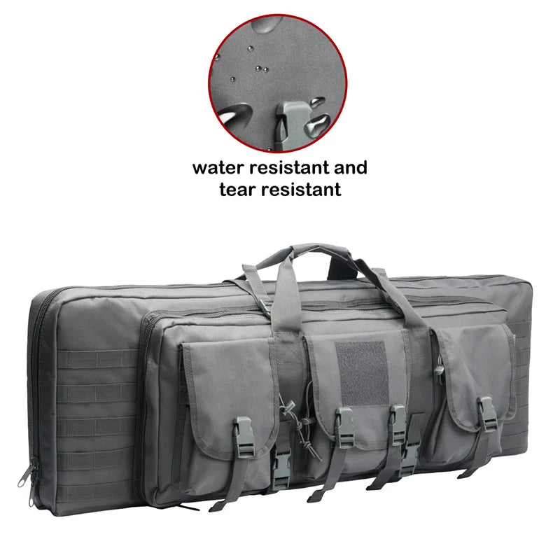 LQARMY 32 38 42 48 inch Double Rifle Case  Airsoft Gun Case
